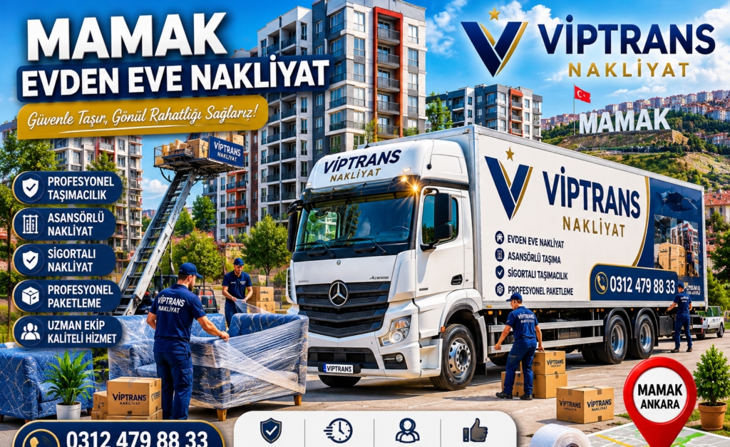 Mamak evden eve nakliyat hizmetlerinde güvenli ve profesyonel taşımacılık çözümleri.