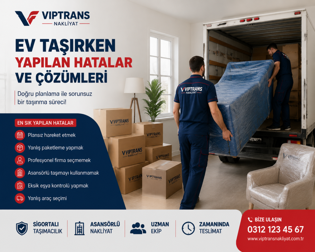 Ev taşıma süreci ve çözümleri