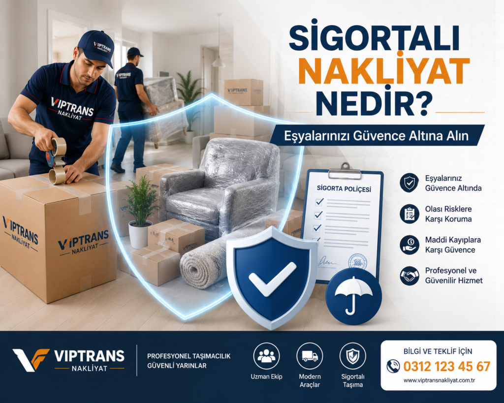 sigortalı nakliyat nedir viptrans nakliyat ile güvenli eşya taşıma hizmeti