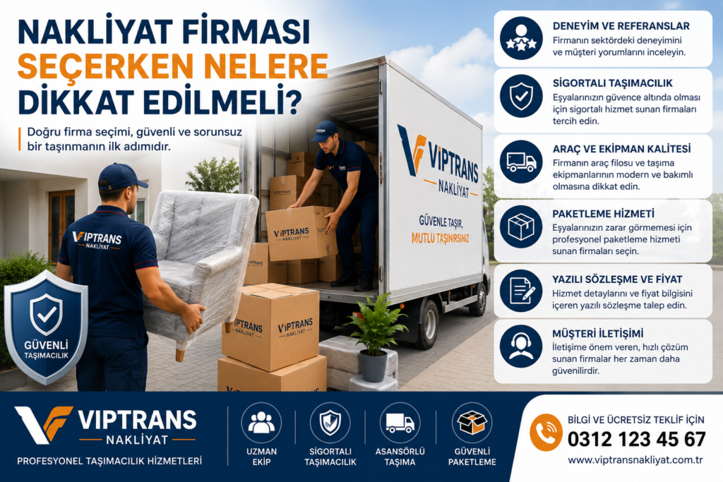 nakliyat firması seçerken nelere dikkat edilmeli ankara evden eve nakliyat hizmeti