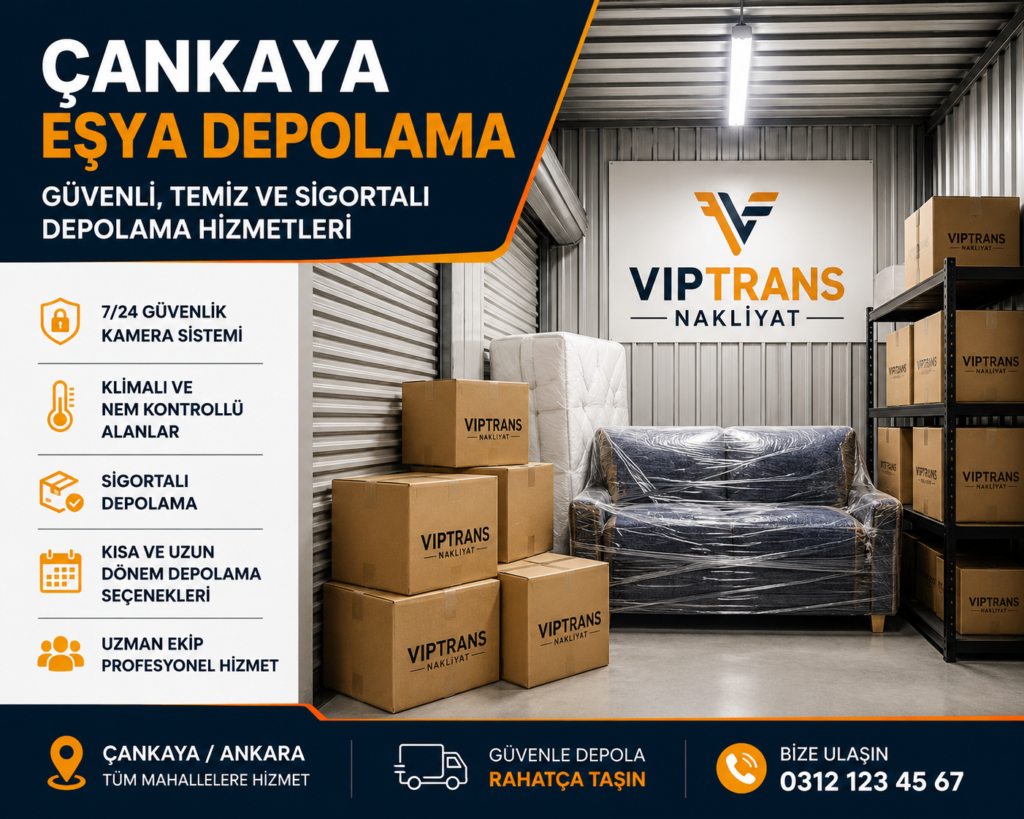 Çankaya güvenli eşya depolama hizmetleri